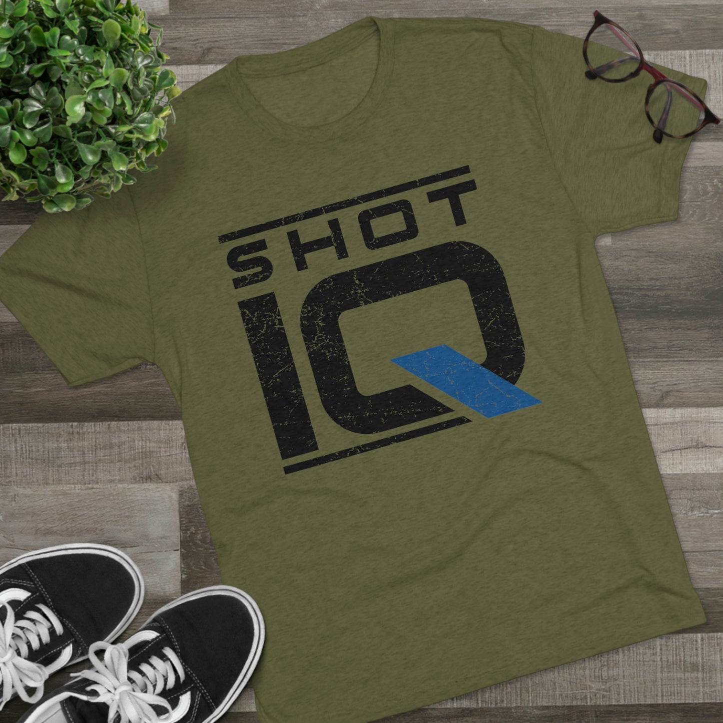 Hunting Camp ShotIQ Tri-Blend Crew Tee