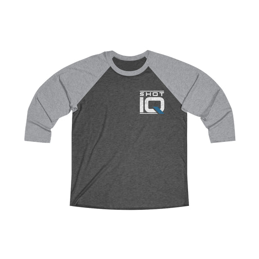 ShotIQ Unisex Tri-Blend 3\4 Raglan Tee