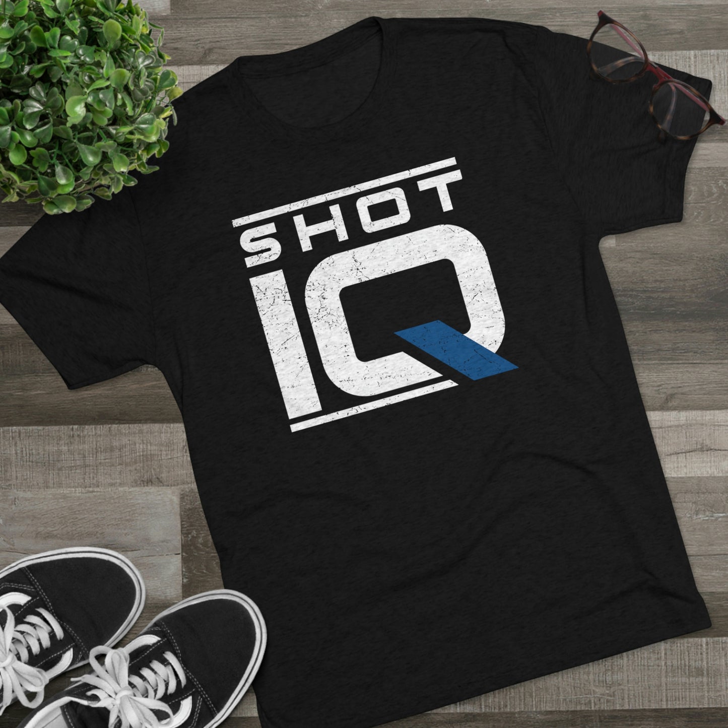 NO MATTER WHAT ShotIQ Unisex Tri-Blend Crew Tee