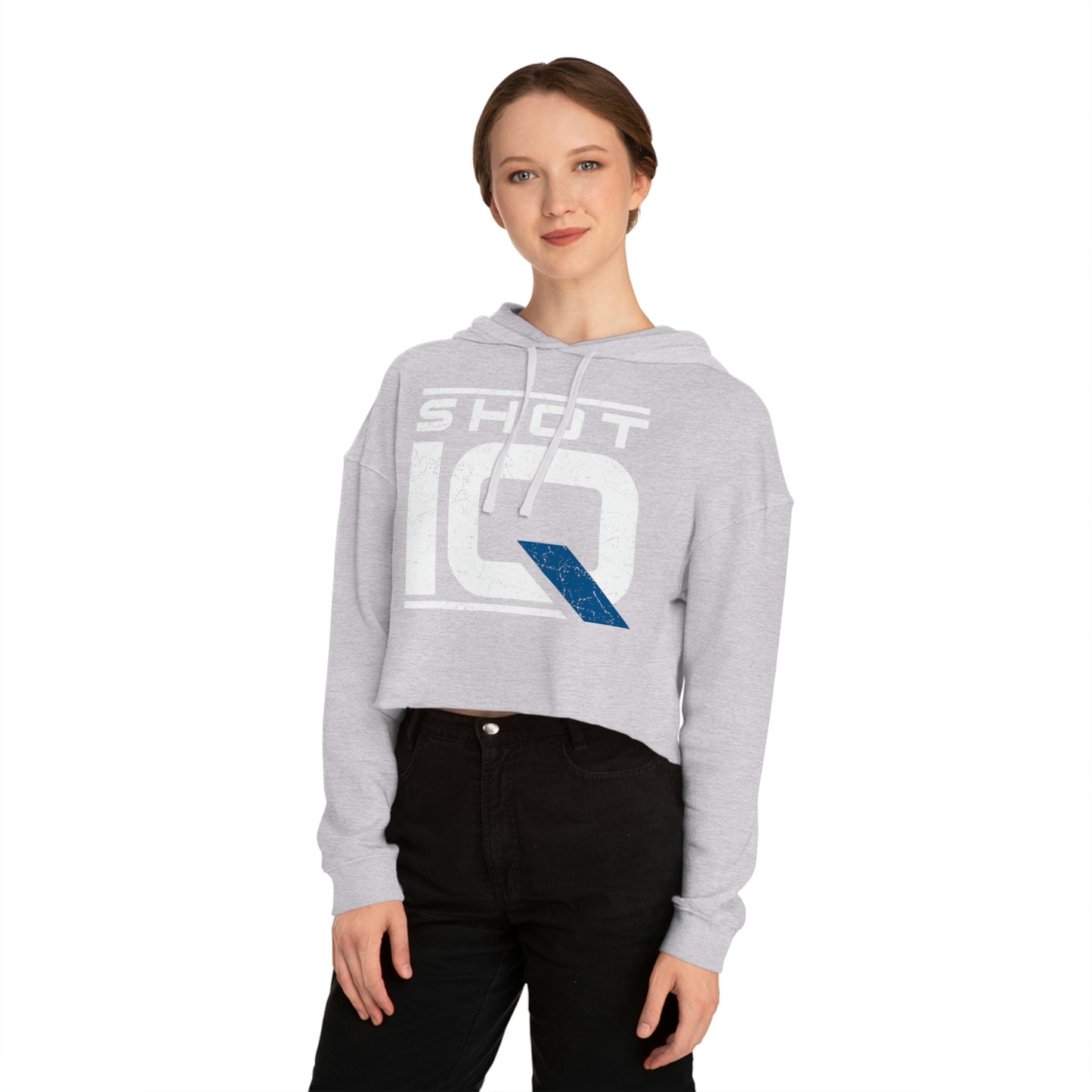 ShotIQ Women’s Cropped Hooded Sweatshirt