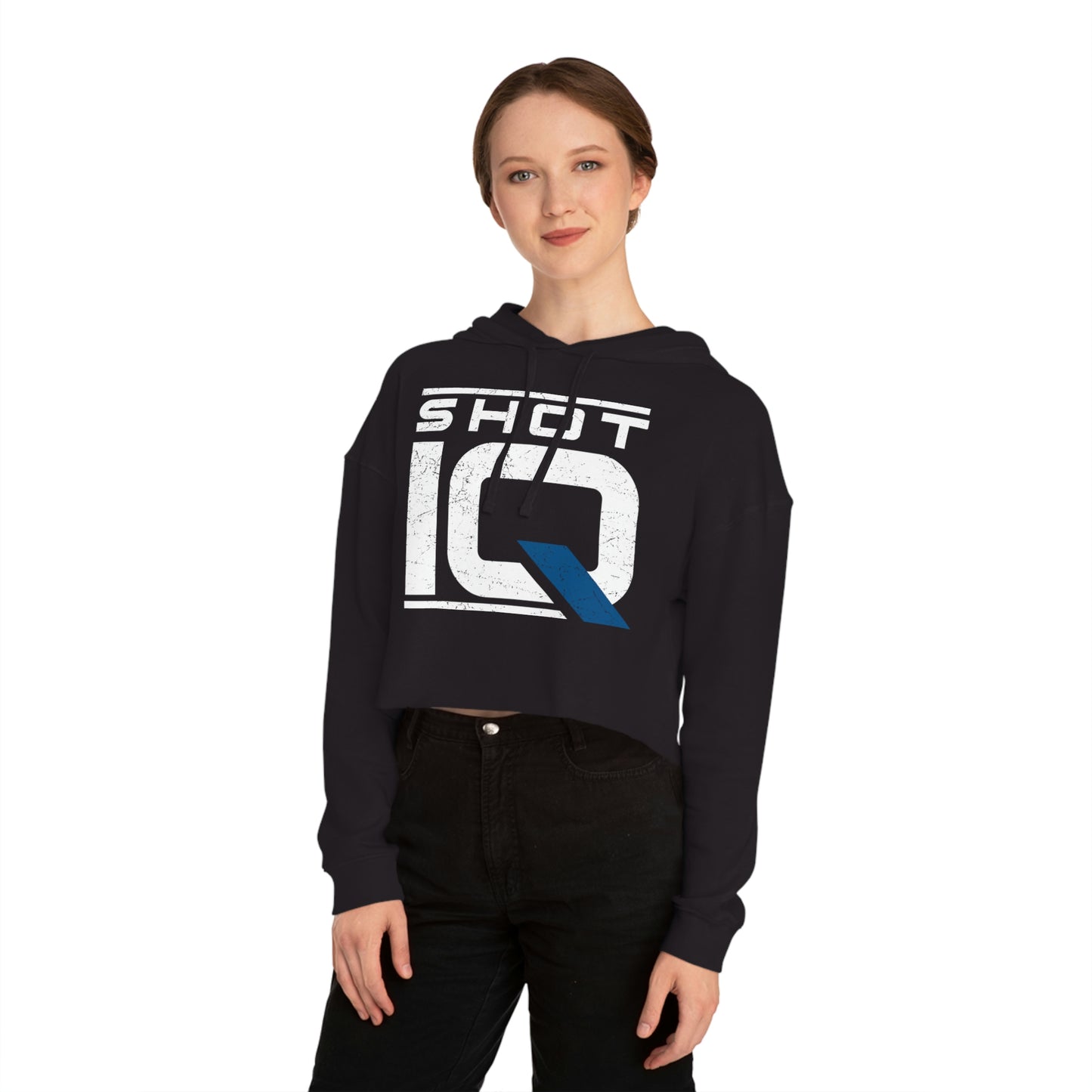 ShotIQ Women’s Cropped Hooded Sweatshirt
